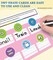 Carson Dellosa 20-Piece Vowels Edu-Clings Set, Language Arts Dry Erase Mats and Silicone Phonics Manipulatives, Grammar and Spelling Games and Practice for Kids